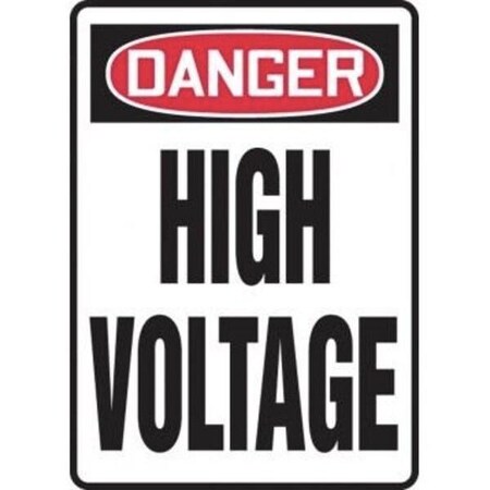 Accuform OSHA DANGER SAFETY SIGN HIGH MELC129VP MELC129VP